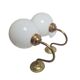 Art Deco sconces, Poland, 1950s, set of 2
