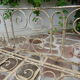 Lit banquette pliant en fer forgé