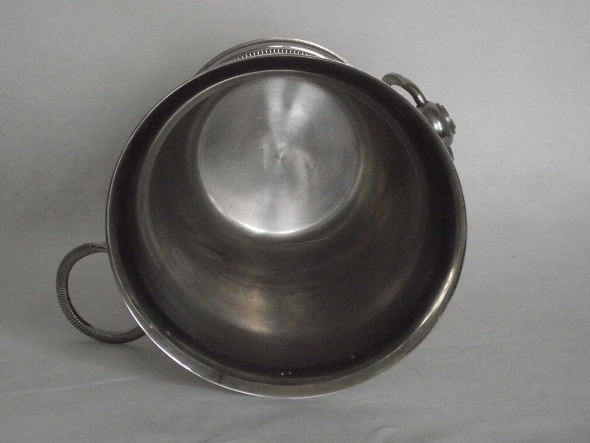 Seau à Champagne Jean Couzon Silver Inox avec poignées fixes 4428
