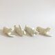 Set of 8 art deco ceramic animal knife holders