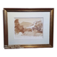 Watercolor - Christine Delessert - 22 x 31 cm - Lyonnaise school