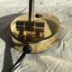 Piano or desk lamp in gilded brass