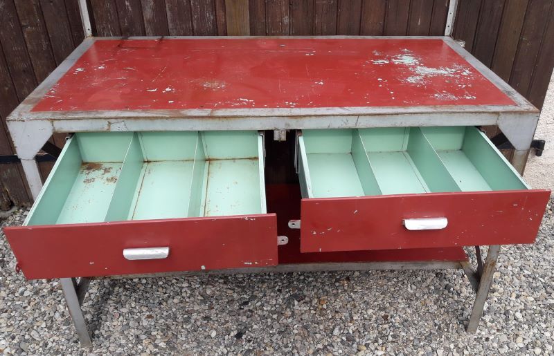 Old factory metal establishment, Majorette factory, industrial