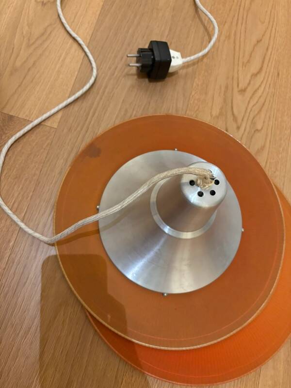 Italian Milano Falkland pendant lamp by Bruno Munari for Danese - 1970s