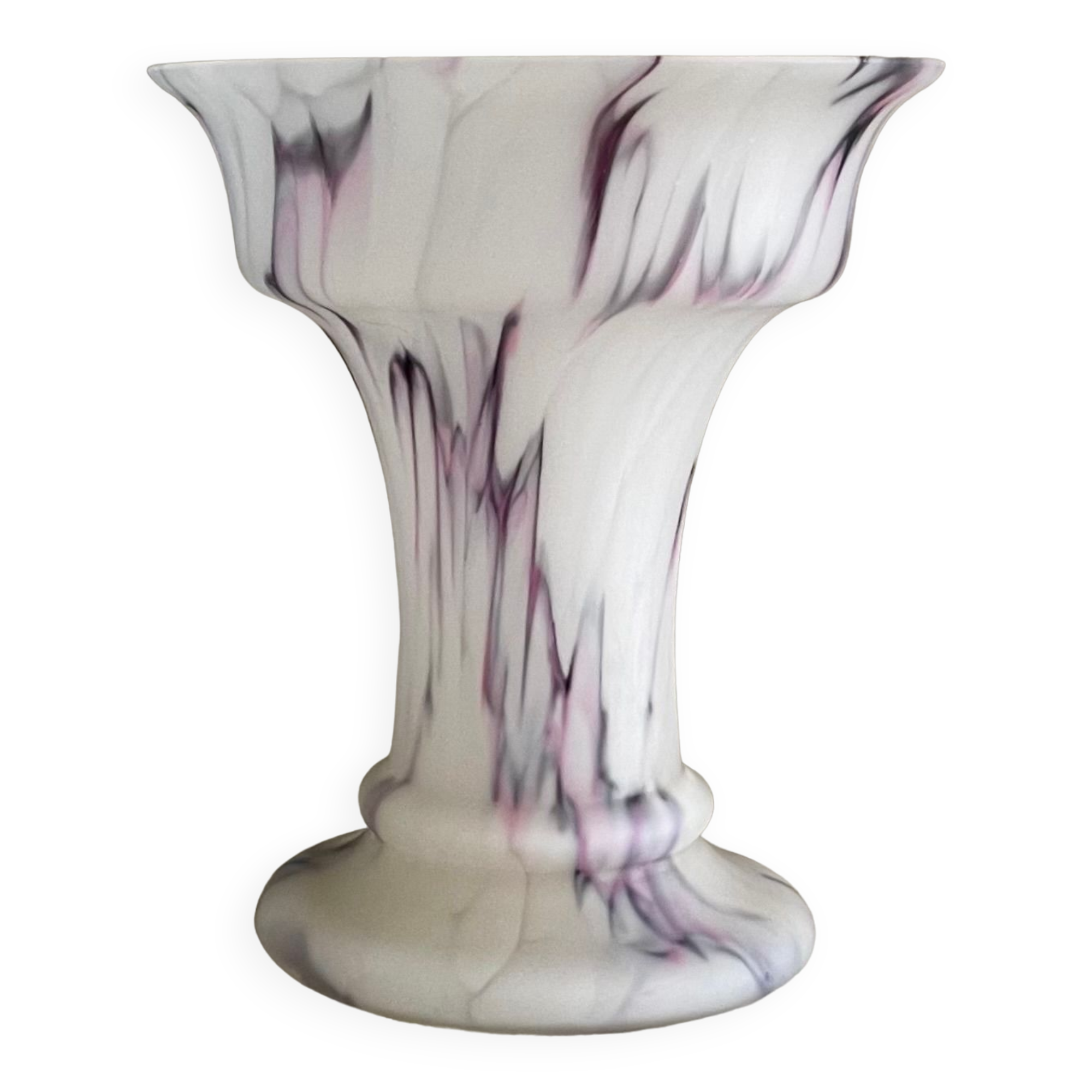 Vintage glass paste vase