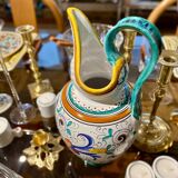 Deruta Italian earthenware pitcher