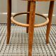 Wooden cane stool