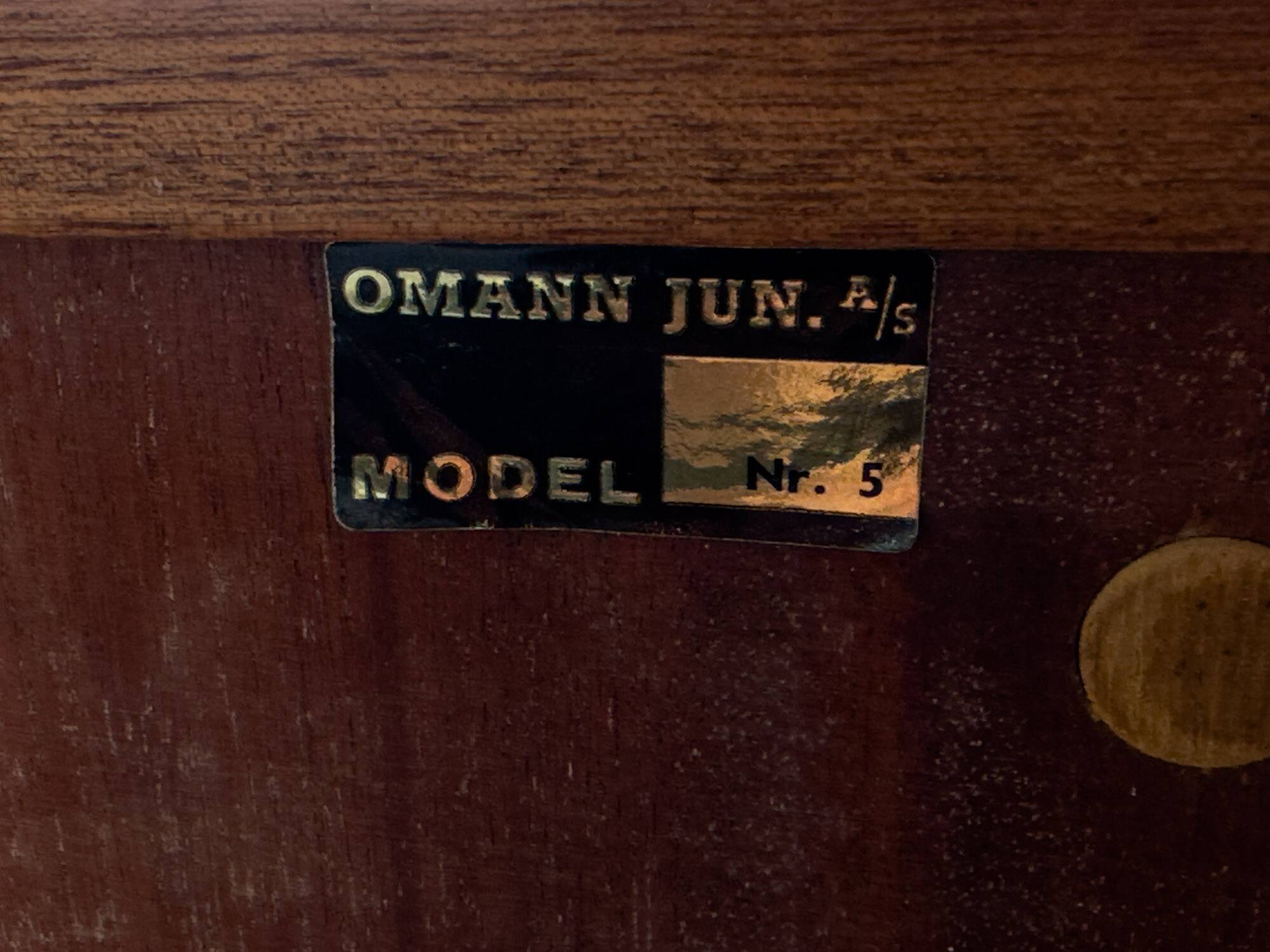 Meuble en Teck d'Omann Jun, 1960s