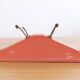Coat rack in painted wood and vintage brass