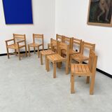 Sornay 80s beech chairs