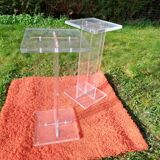 Pair of Plexiglas fifth wheel David lange