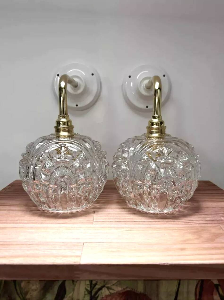 Pair of vintage wall sconces