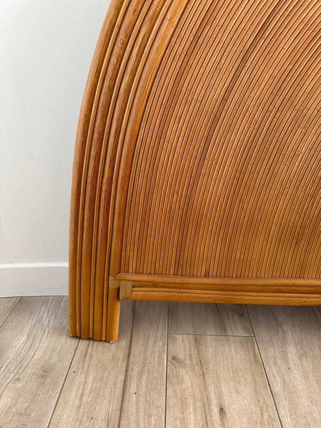 Rattan headboard