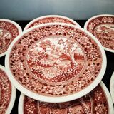 Set of 6 dessert plates and the Villeroy & Boch Rusticana serving dish