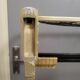 Gold-plated aluminum coat rack and cloakroom, 1960-70
