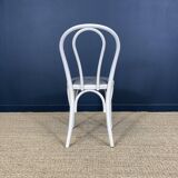 Ensemble de 4 chaises bistrot bois courbé type Thonet