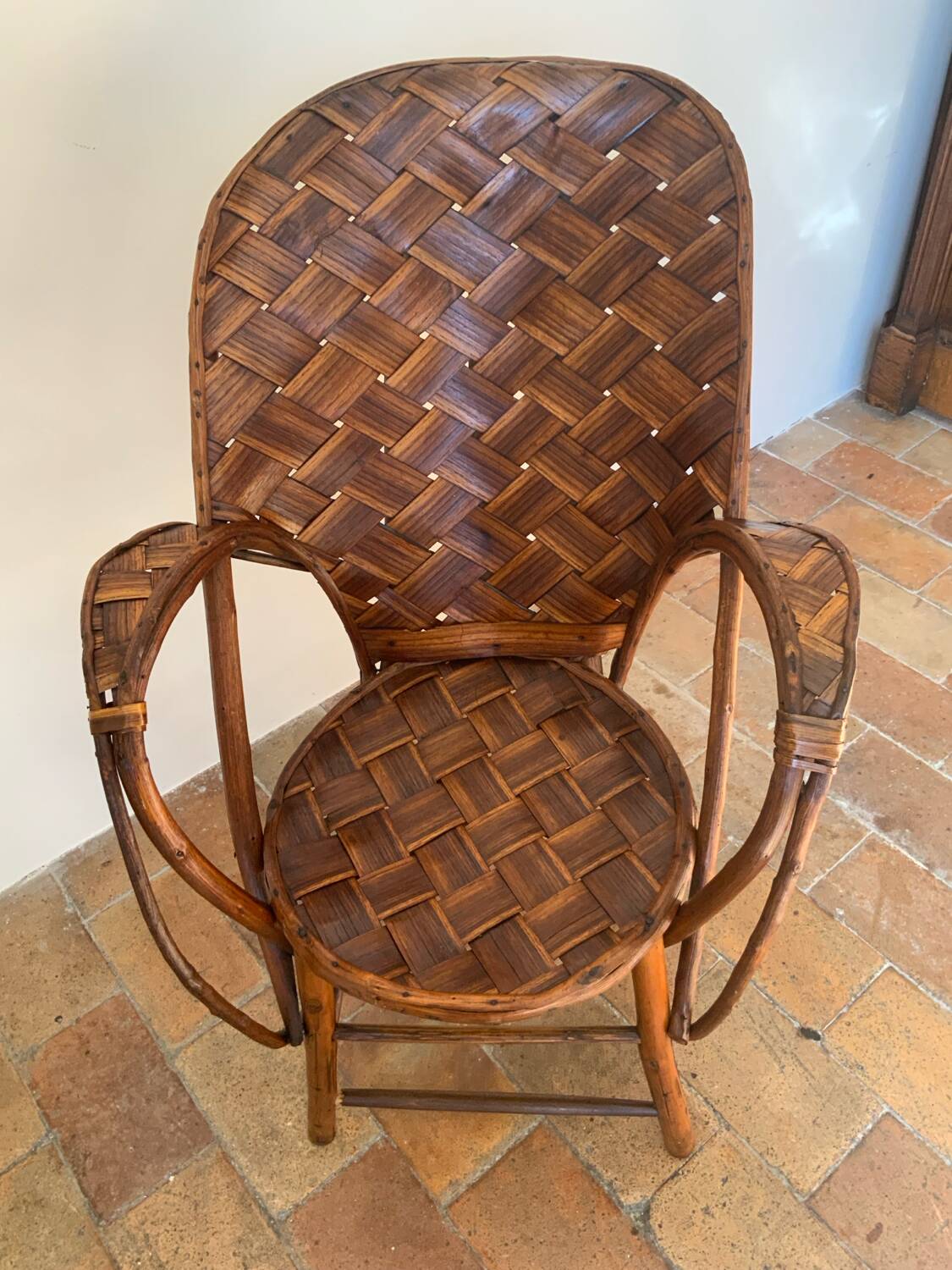 Chestnut armchair