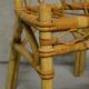 Table et chaise en rotin et bambou