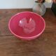 Bol vintage Italy red