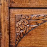 Oak art deco chest of drawers