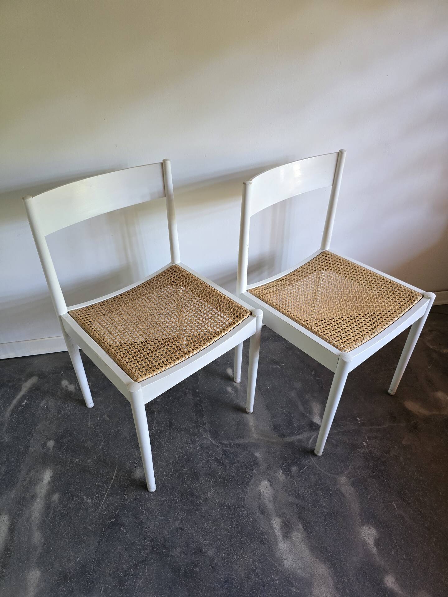 Vintage Cane Dining Chair by Branko Uršič for STOL Kamnik, Yugoslavia,