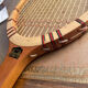 Vintage blond wood tennis racket