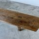 Small solid walnut farm bench, 1950s