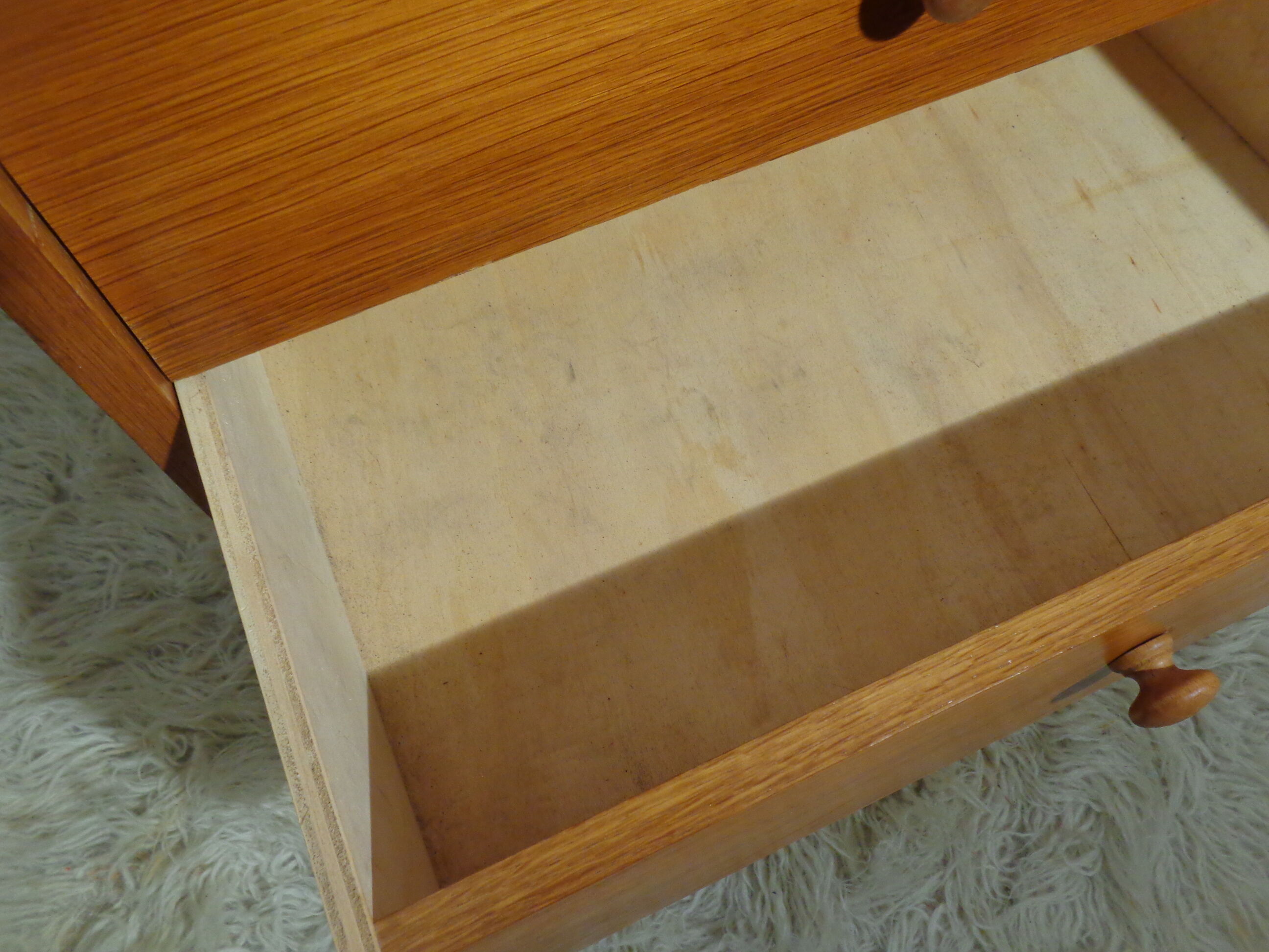 Vintage 1960s light wood clothing