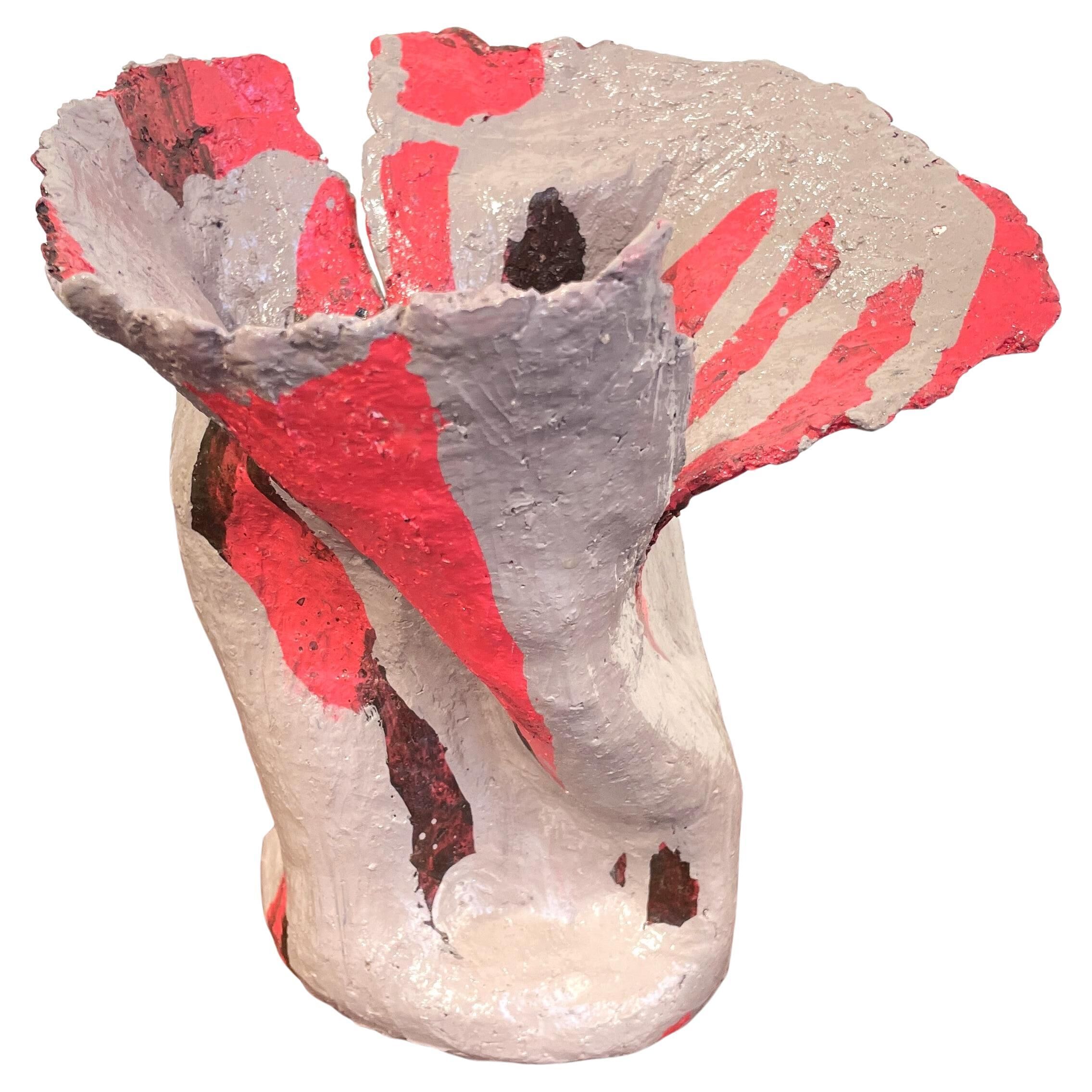 Grey pink ceramic by Rita Alaoui