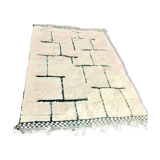 Graphic wool rug