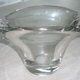 Crystal vase signed Daum France 1926
