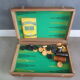 Old wooden jacquet/backgammon game