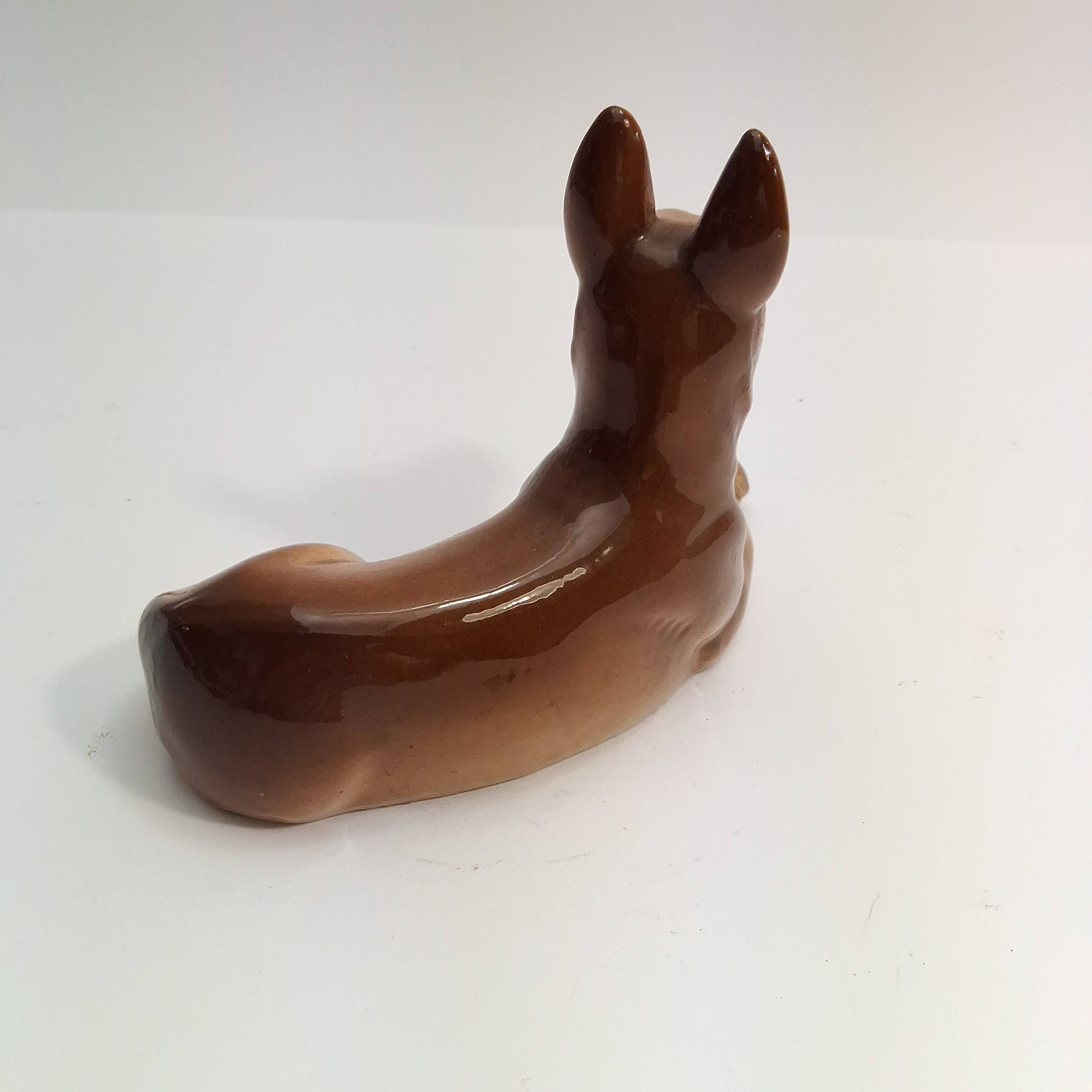 Saint Clement - Figurine - Resting Dog - Ceramic