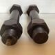 Wooden salt shaker and pepper screw-shaped nut salt and brutalist pepper