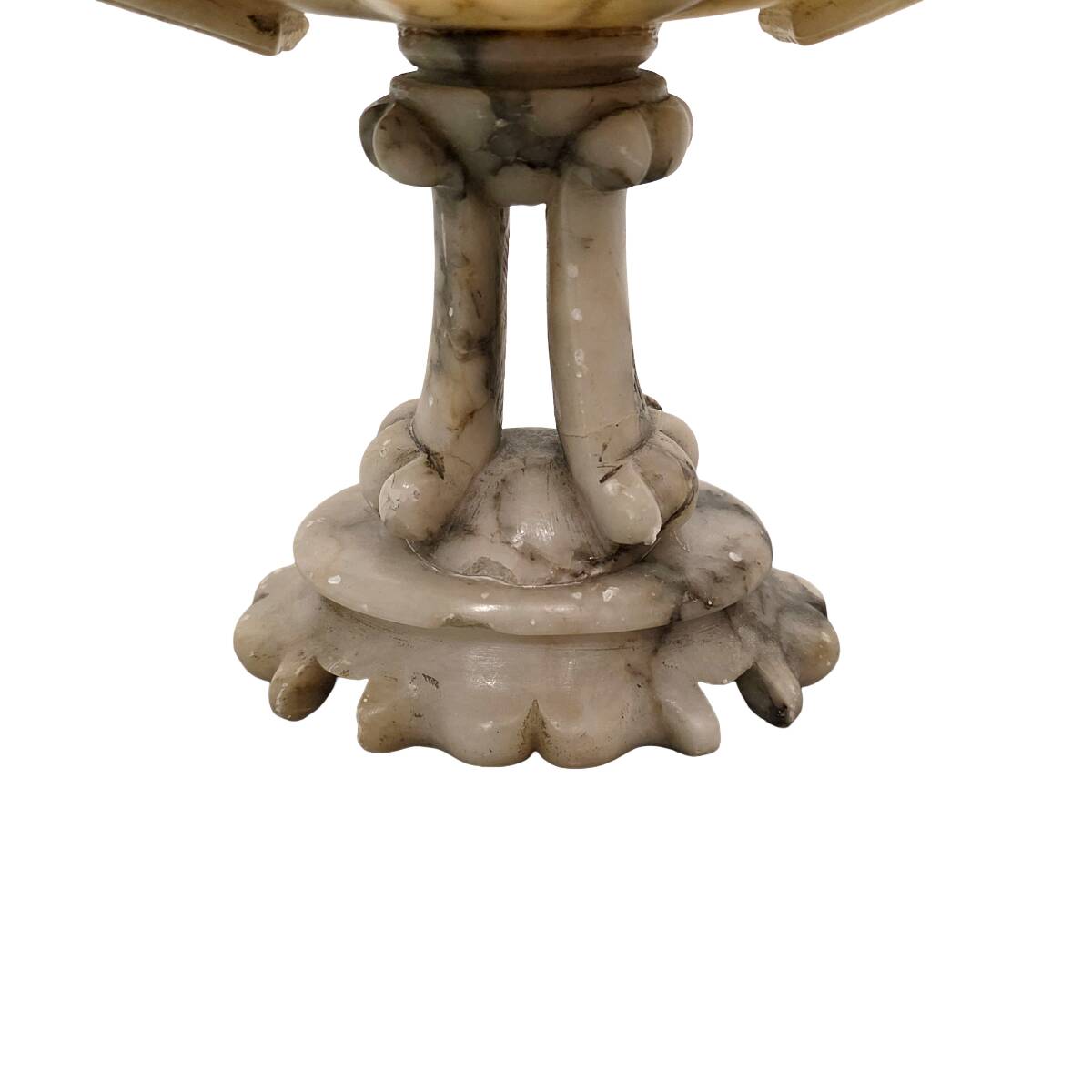 Antique Italian Alabaster Tazza, from around 1900