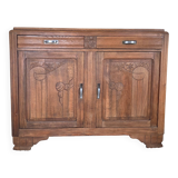 Antique Art Deco buffet in solid oak