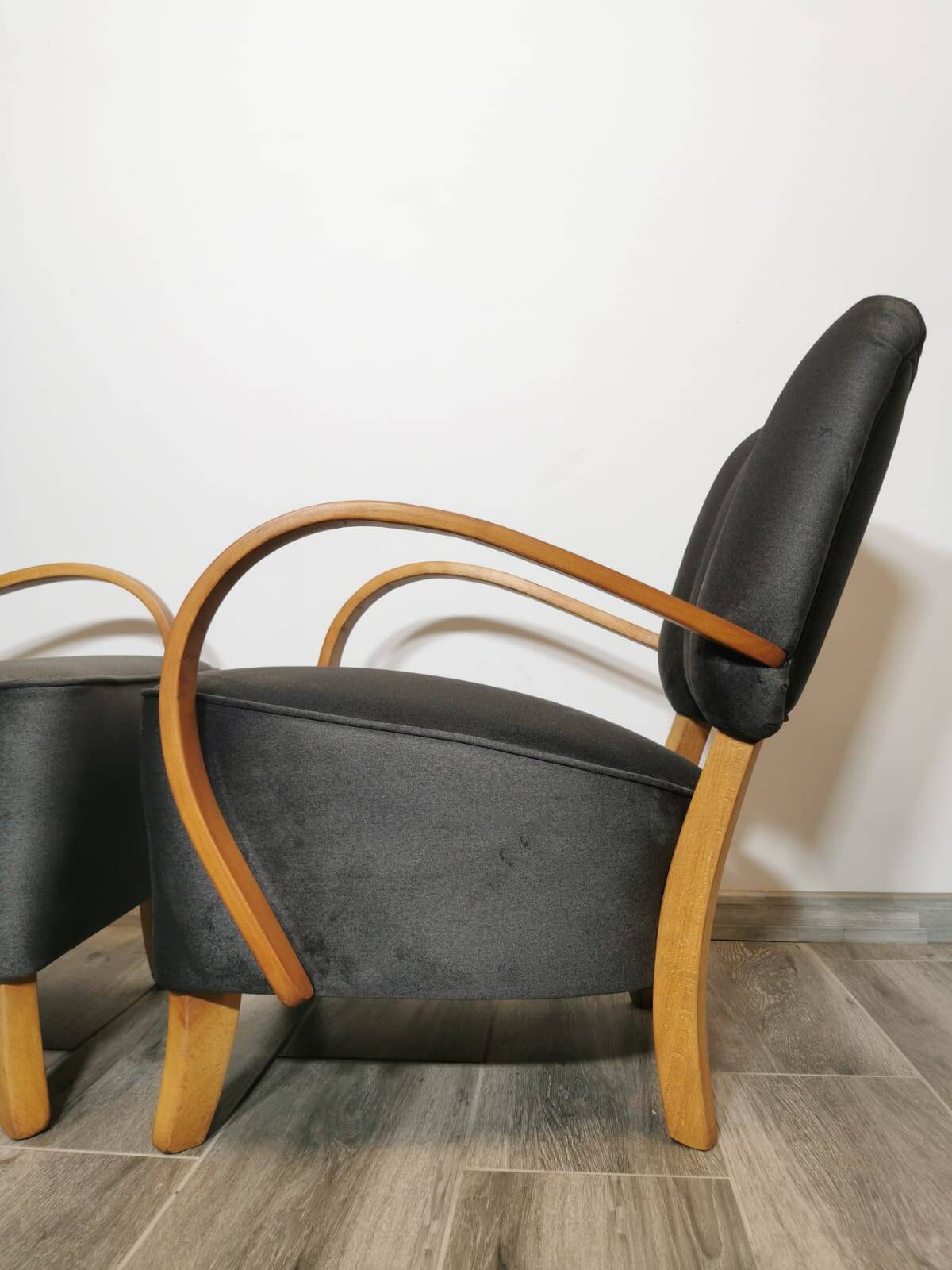 Armchairs by Jindřich Halabala, 1950s, Set of 2
