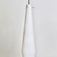 Vintage encased glass and brass pendant by Stilnovo, Italy
