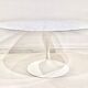 Round table in carrara mabre by Eero Saarinen for Knoll