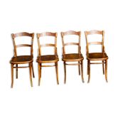 Suite of 4 Thonet chairs 1900