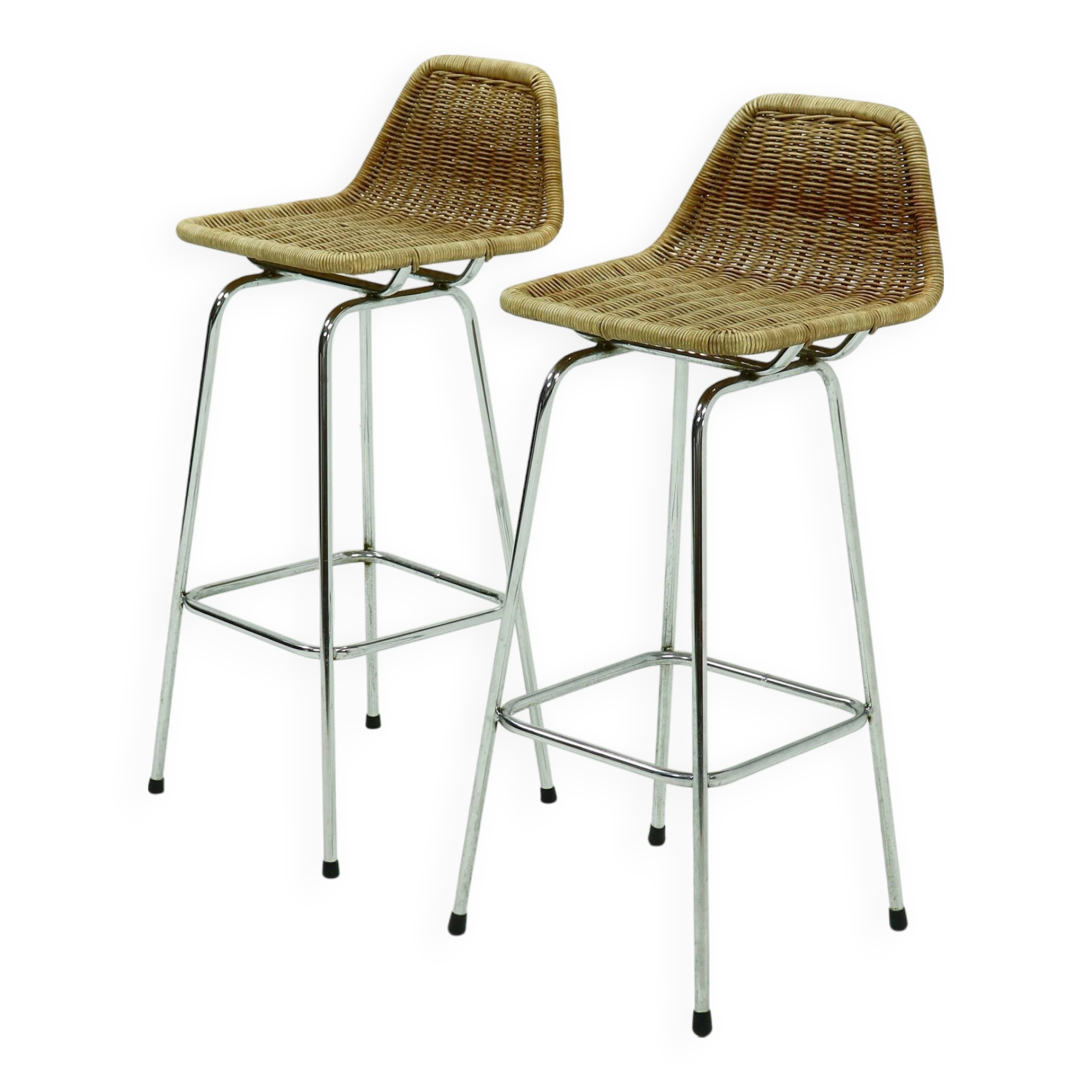 Set of 2 bar stools designed by Dirk van Sliedregt for Rohe Noordwolde 1960
