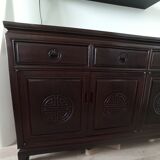 “Longevity” style Chinese rosewood sideboard