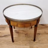 Wooden and marble coffee table