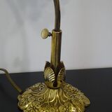Lampe à col de cygne en bronze ciselé, Le Dauphin