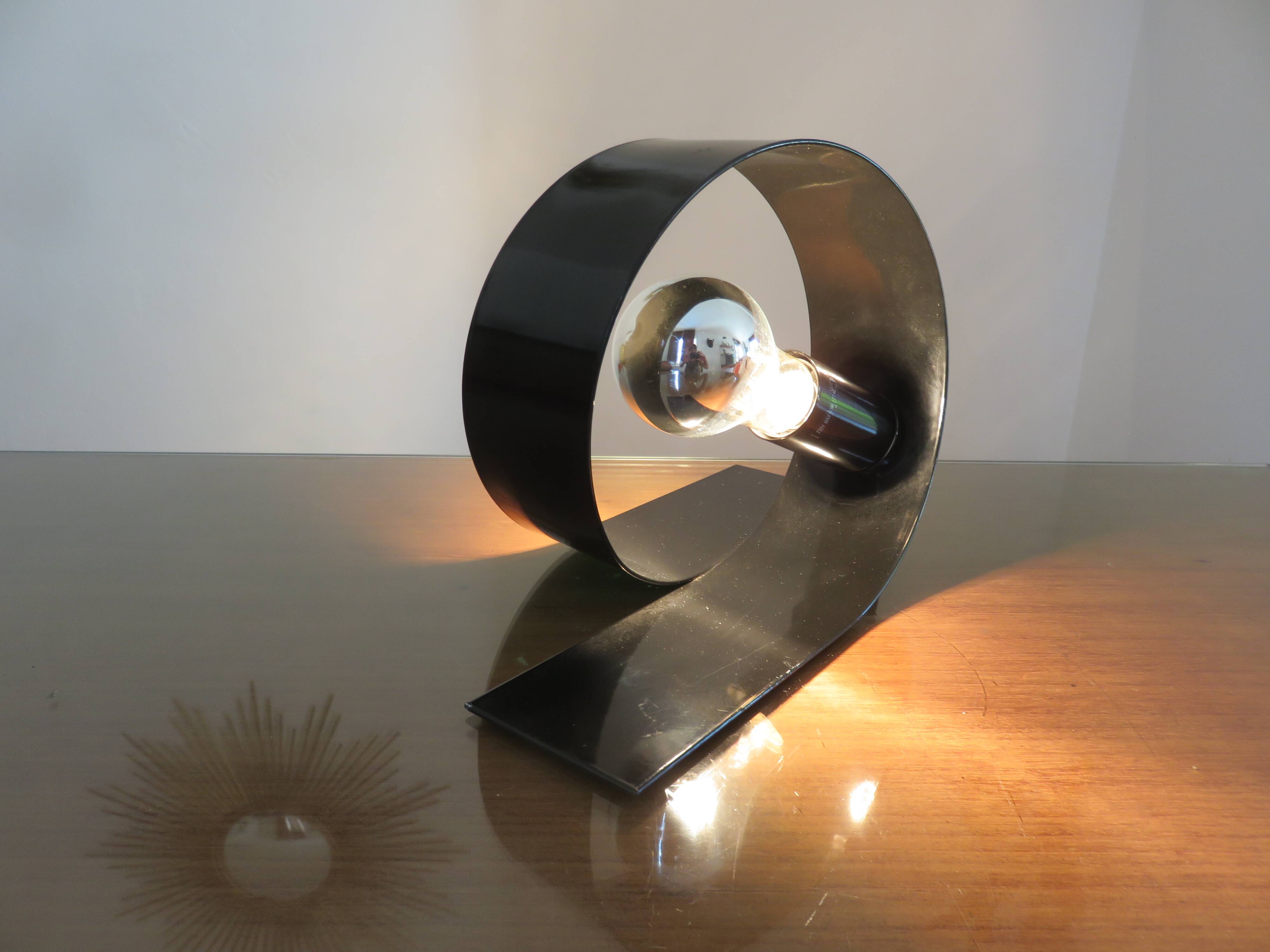 Pair of "looping" lamps by Massive editions 1990