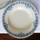 3 Longchamp ironstone soup plates, Christiane model 220511