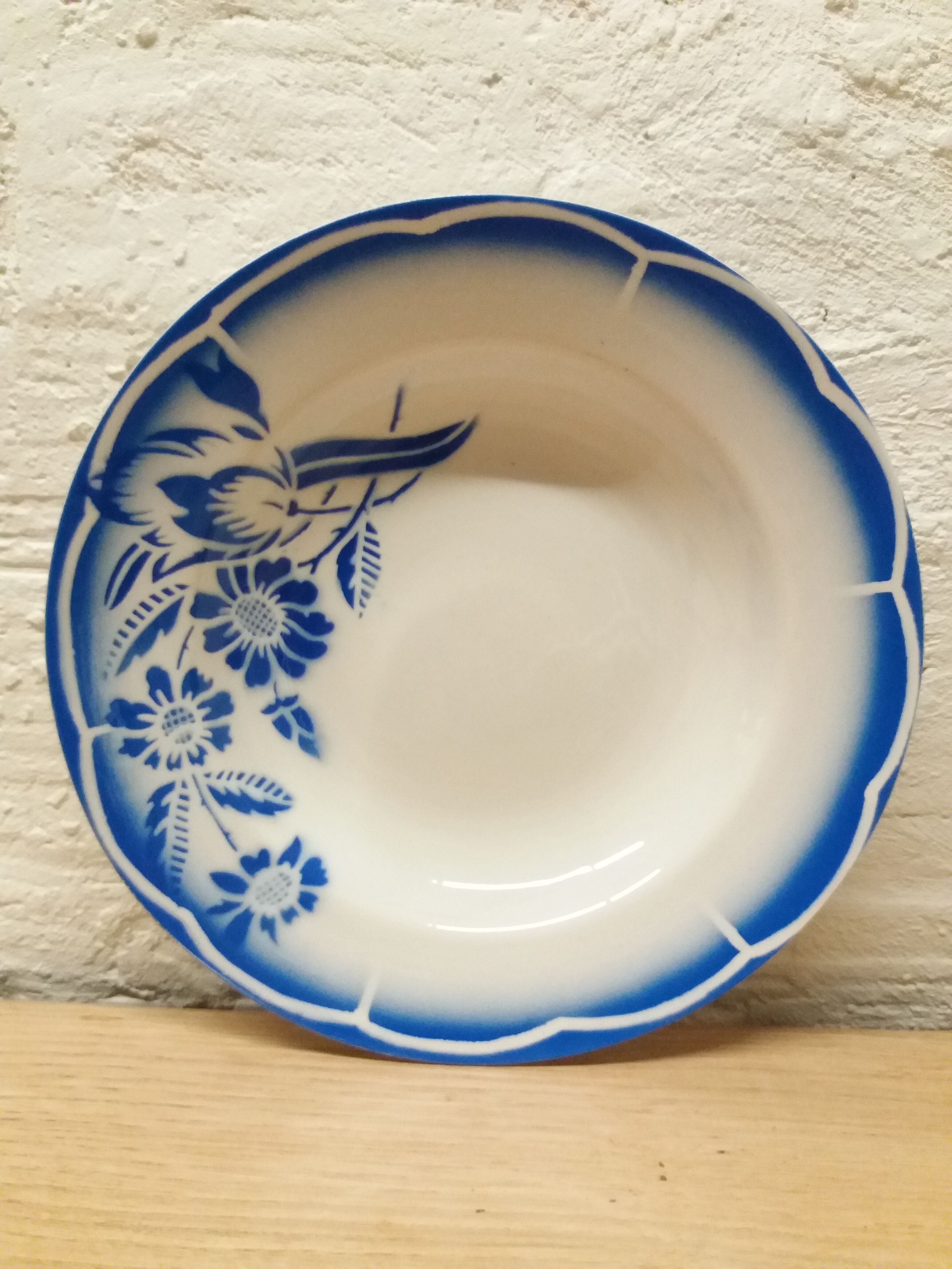 Set 6 Digoin hollow plates