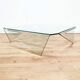 Origami molded glass coffee table