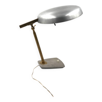 Oscar Torlasco, brass desk / table lamp, Prod. Lumi, circa 1960s