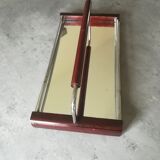 Mirrored tray with handle